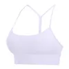 LU-19 Fitness Yoga Reggiseno per donna Push Up Solid Backless Corsa Palestra Allenamento Crop Top Allenamento sportivo Femme Biancheria intima imbottita Donna