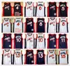 Classic Retro 1996 USA Dream Team Basketball Jerseys Homme Femmes Jeunes Enfants Hakeem Olajuwon Penny Hardaway Charles Barkley Reggie Miller Scottie Pippen Grant Hill