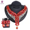 Women's Wedding Bridal Bridesmaid Rhinestone Crystal Statement Necklace Earrings Party Costume Jewelry Set