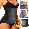 Women Waist Trainer Neoprene Body Shaper Belt Slimming Sheath Belly Reducing Shaper Tummy Sweat Shapewear Workout Shaper Corset 220621