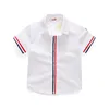 Baby Jungen Kleidung Sets Sommer kinder T Shirts + Shorts Gürtel 3 stücke Anzüge Bogen Hosen Sport Kinder Kleidung mode 220419