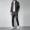 Men's Tracksuits Spring Autumn Fashion Hood Tracksuit Men Casual Slim Leisure Suit Youths Lovers Sets 3 Colors S-XXL AYG205Men's