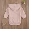 Sudaderas con capucha Otoño Invierno Niño pequeño Niños bebés Niñas Manga larga S 220824