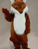 Remise vente d'usine mignon renard marron joli costume de mascotte animale déguisement costume de mascotte animale