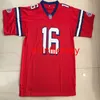 Stitched Shane Falco #16 The Replacements Movie American Jersey Keanu Reeves Mens Red S-3XL Viva Villa