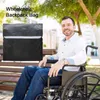 보관 백 est 휠체어 백팩 백 조절 가능한 어깨 끈 대기업 휠체어 및 워커 액세서리 측면 #CW