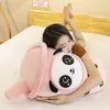 Peluş Bebekler Panda Sütlü Çay Kupası Bebek Peluş Oyuncak Kızlar için Büyük Yastık Toptan Uyku