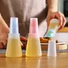 Portable Oil Bottle Barbecue Brush Silicone Kitchen BBQ Cooking Tool Baking Pancake Barbecue Camping Accessories Gadgets