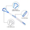 Zungenbürstenreiniger Mundpflege Schaber Hygiene Mundwerkzeug Langlebige Kunststoffreinigung Entfernen Sie den Mantel 220614