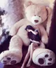 130cm büyük büyük Amerika ayı doldurulmuş hayvan oyuncak ayı çocuklar olmadan çocuklar bebek yetişkin hediyesi 422135903