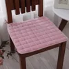 Cushion/Decorative Pillow Solid Cotton Cushion Comfortable Seat Home Office Can Be Fixed On Chair Sitting Buttocks Multicolor