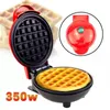 Fabricantes de pão Waffle Electric Waffle Maker Home Mini Breakfast Machine Kitchen Cooking Appliance Sobersert Non-Stick Pan 110v-240v Phil22