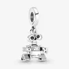 100 925 Sterling Silver Pixar Walle Dangle Charms Fit Oryginalny europejski urok bransoletki moda Kobiety