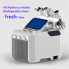 Nuovo upgrade 6 in 1 H2 O2 Hydra Facial Dermabrasion Acqua Aqua Oxygen Spray Gun RF Hydro Microdermoabrasion Peeling Viofio Clea6729566