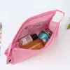 Moyen mode cadeau sac cosmétique brodé treillis voyage sac de lavage épaissi stockage Portable pliant sac cosmétique 220625