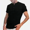 Męskie koszulki Summer T-shirt z krótkim rękawem bawełniany i lniany pullenv Casual Shirt męski oddychający s-3xlmen's