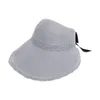 Geniş Memlu Şapkalar Güneş Şapkası UV Dayanıklı Saman Dokuma Dekoratif Açık Yay Kadınlar Kamp Çapında Günlük Balıkçı Vizörü