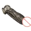 Massager Sexy Touys Men's Intimate Goods Firmly Soft Glans Penis Sleeve Bigger Extender Ring Cover Erotic Toys{category}