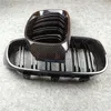 Um par de um par de churrasco de rim da frente preta de carro preto para BMW 3 Série GT F34 2012-In 2-Slat Racing Air Incora de Air Grill