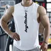 Bodybuilding Sports Tank Tops Men Gyms Fitness Workout Sleeveless Shirt Male Summer Loose Undershirt Running men Vest W220426