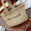 designer rrive gauche bags embroidered tote women shopping bag soft styling crochet pattern shoulder tone handle handbag 35cm