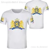 Holandia T Shirt DIY darmowa nazwa niestandardowa Po nld T-shirt Nation Flag NL Kingdom Holend Holedch Print Text Country Clothing 220702