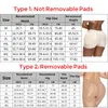 YBFDO Butt Lifter Pad Control Trosies Booty Lift Pulling Underwear Body Shaper Fake skinkor Midjetränare Corset Shapewear 220702