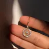 Colares pendentes de colar de luxo leve Chain Clavicle 925 prata de aniversário simples presente namorada