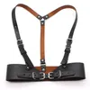 Belts Women Leather Body Harness Fashion Bondage Chest Lingerie Strap Wide Belt Black Dress Blets SuspendersBelts