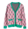 Pulls pour femmes vert rose tricot bouton cardigans pulls col en v lâche décontracté hiver mode tricoté manteau