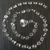 Party Decor 1 M Shine Acrylic Crystal Bead Curtain Hanging Strand With Pendant Trees Ornament For Wedding DIY Decoration
