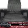 1pc voiture style personnalisé tapis de coffre arrière pour CHANGAN CS55 Plus 2020-présent en cuir étanche Auto Cargo Liner Pad accessoire