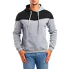 Men's Hoodies & Sweatshirts Men's Casual Color Block Top Hooded Pullover Sweatshirt With Pocket Memory Foam Slip SlipperMen's