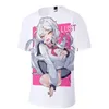 Męskie koszulki anime siedem zabójczych grzechów nanatsu no taizai meliodas tee koszulki 3d nadruk t-shirt krótki rękaw
