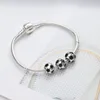 925 STERLING SILPS PREUX CHARME FOOTABLE BASEALL BEADS Perle Fit Charms Bracelet Brick Jewelry Accessoires8952516