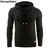 Naranjasabor Autumn Heren Hoodies Slim Hooded Sweatshirts Mens Coats Mannelijke Casual Sportswear Streetwear Brand Kleding N461 220811