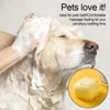 Mjuk silikon hundborste husdjur schampo massager badborste badrum valp katt tvätt massage dispenser grooming duschborste 06284034995
