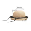 Chapeaux à larges bords Ruban mignon Bowknot Chapeau d'été Parasol Paille Protection solaire Bowler Cadeau de plage pour garçon fille école quotidienne WearWide Chur22