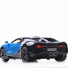 1:32 jouet voiture Bugatti Chiron en alliage métallique moulé sous pression véhicules modèle Miniature échelle s pour enfants 220418