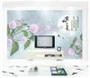 Custom Wallpaper Modern Chinese style simple Home and wealthsmall fresh flowers For living room bedroom background wall