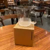Starbucks glaskopp 2021 ny transparent frostad kaffekopp för män och kvinnor med stor kapacitet med handtag mot hög temperatur