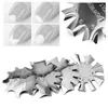 Modelli di strumenti per unghie della linea francese Taglierina Stencil Tagliabordi Multi-dimensione per manicure Unghie Art Styling