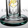 Exquis dab grée de plate-forme en verre bong 14,4 mm femelle de bouteille de bouteille d'huile de bouteille d'eau avec des accessoires de tabagisme coloré à clous de quartz