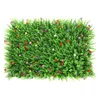 庭の装飾環境に優しい人工品植物の壁人工芝人工芝生のマットペットフードマットのプラスチック魚タンクフェイクラス芝生のマイクロランドスケープWLL1371