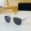 Active Sunglasses Designer SPR50XS Мужчины Женщины Овальные Рамки Двойной Мост Красные линии Очки Очки Colore Nero Gommato Летающие Очки Protection UV400 С Оригинальным корпусом