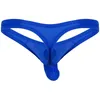 Roupa de banho masculina Lingerie masculina Cueca tanga cintura baixa frente fechada Bainha de pênis Calcinha aberta na virilha Jockstrap fio dental Tanga Cueca masculina