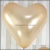 Party Decoration Event Supplies Festive Home Garden Thicken Large 36 Inch Heart Shaped Latex Balloon Weddin Dhhzv