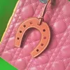 Keychains Moda da moda PU CHAVE HOOF HOOF Horseshoe Keychain Bolsa -chave Titular do anel Charme Women Bag Acessórios DropkeyChains para