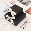 Black ribbon gift holiday party candy clothing general packaging carton paper bag supports customized size printed 220706