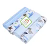 Çocuk yatak çarşafları karikatür nokta çiçek baskı yatak battaniye pamuk çarşaf kundaklama bebek yatak battaniye yatak örtüsü